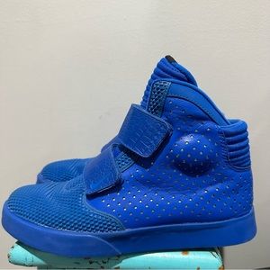 Nike Flystepper 2K3 Blue High Top No Tie Sneakers Size 8